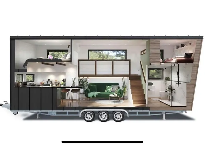 Alpstuga Tiny House Mit Saunafass *