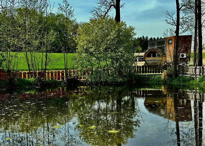 Chalet Tiny House Mit Saunafass *